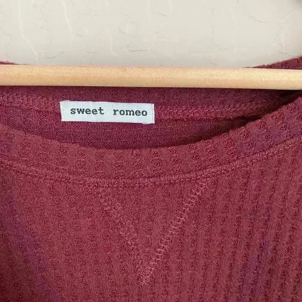 Sweet Romeo Thermal Dolman Sleeve Shirt‎ Size XL